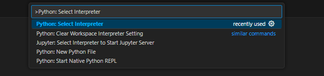select-interpreter